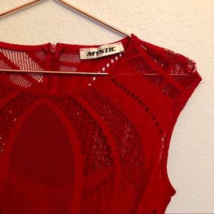 NWOT ModCloth Red Bodycon Dress